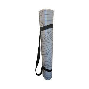 Striped Yoga Mat with Carrying Strap